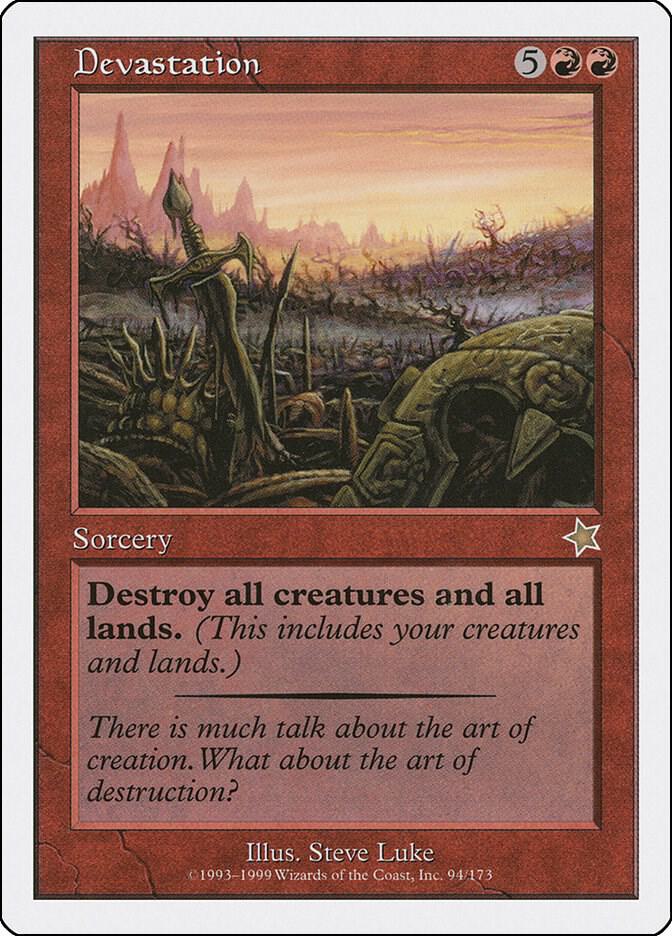 Devastation 94 card from Starter 1999
