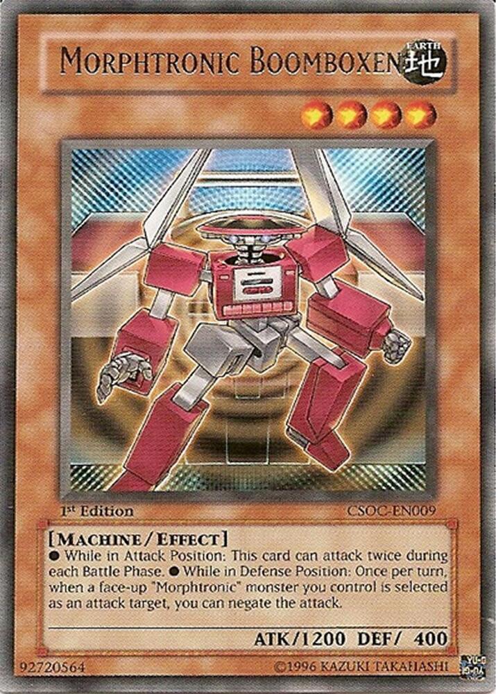 Morphtronic Boomboxen CSOC-EN009 card from Crossroads of Chaos