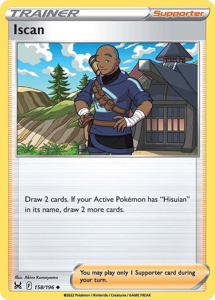 Iscan 158/196 card from SWSH11: Lost Origin