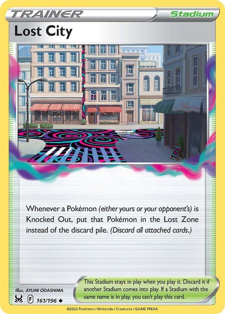 Lost City 161/196 card from SWSH11: Lost Origin