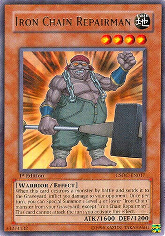 Iron Chain Repairman CSOC-EN017 card from Crossroads of Chaos