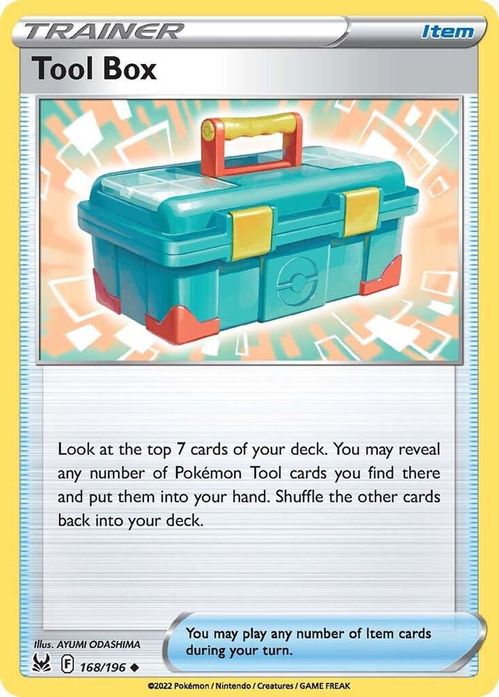 Tool Box 168/196 card from SWSH11: Lost Origin