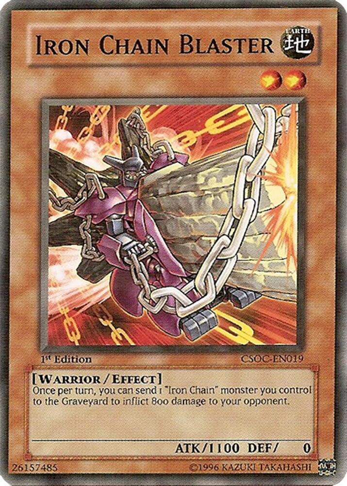 Iron Chain Blaster CSOC-EN019 card from Crossroads of Chaos