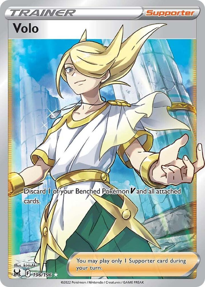Volo (Full Art) 196/196 card from SWSH11: Lost Origin