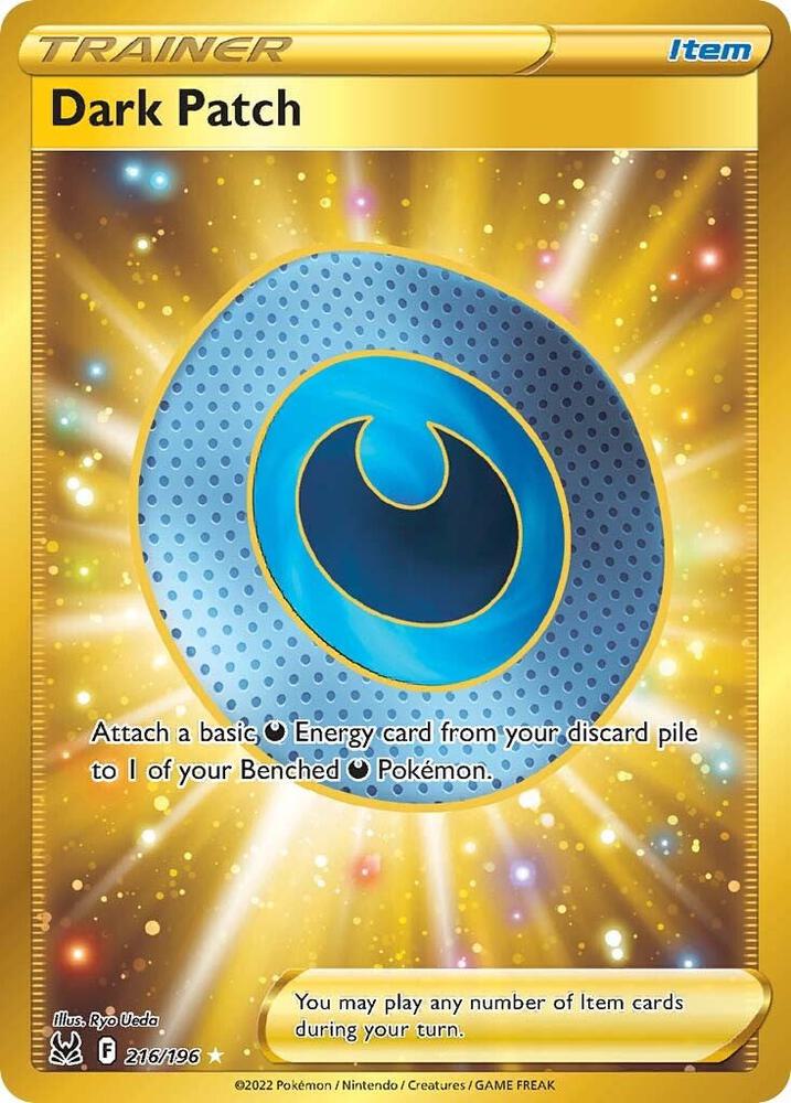 Dark Patch (Secret) 216/196 card from SWSH11: Lost Origin