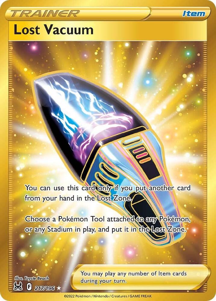 Lost Vacuum (Secret) 217/196 card from SWSH11: Lost Origin