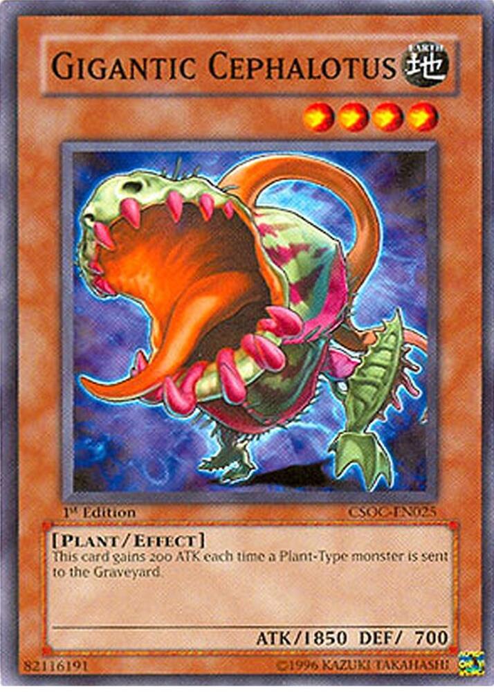 Gigantic Cephalotus CSOC-EN025 card from Crossroads of Chaos