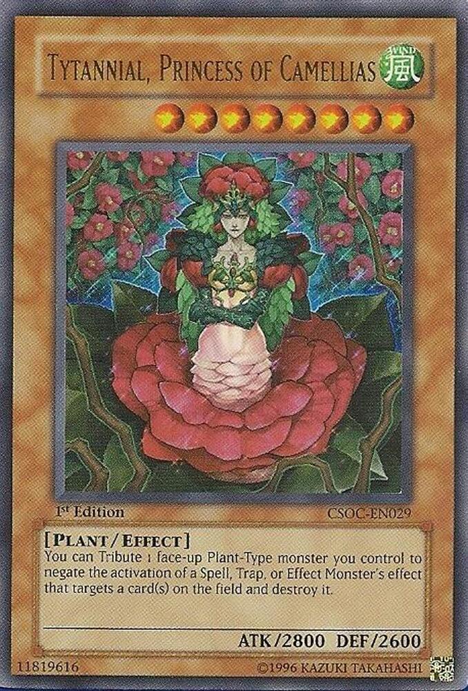 Tytannial, Princess of Camellias CSOC-EN029 card from Crossroads of Chaos