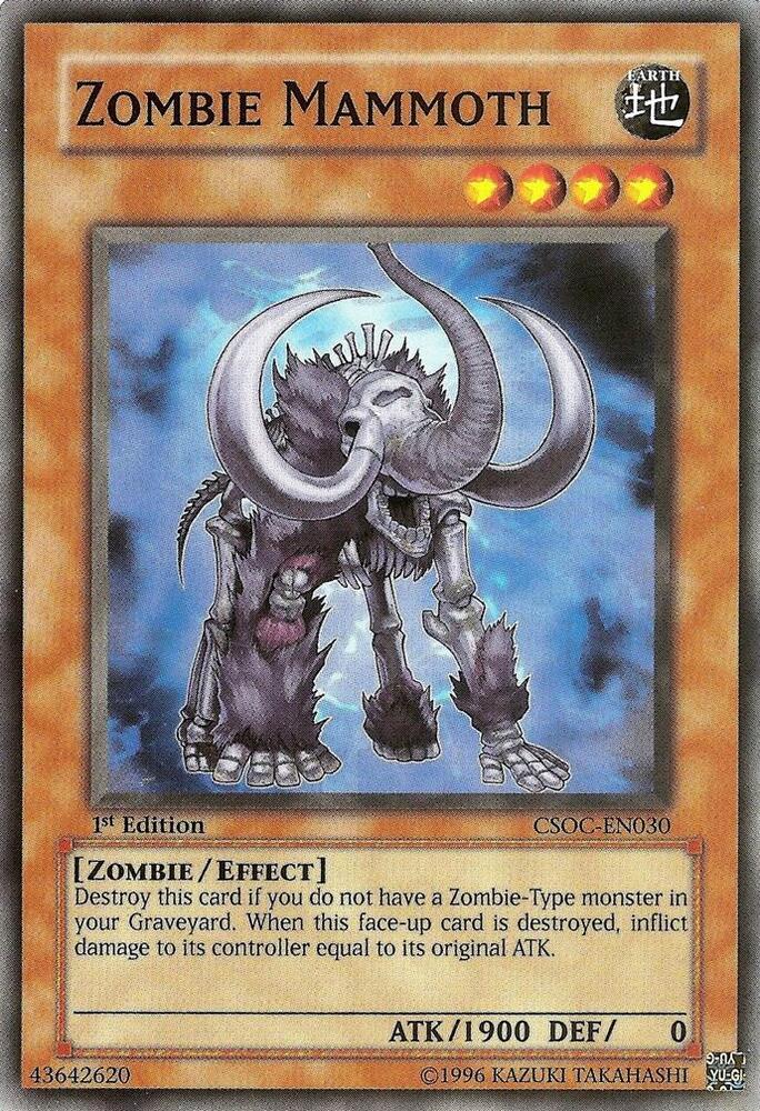 Zombie Mammoth CSOC-EN030 card from Crossroads of Chaos