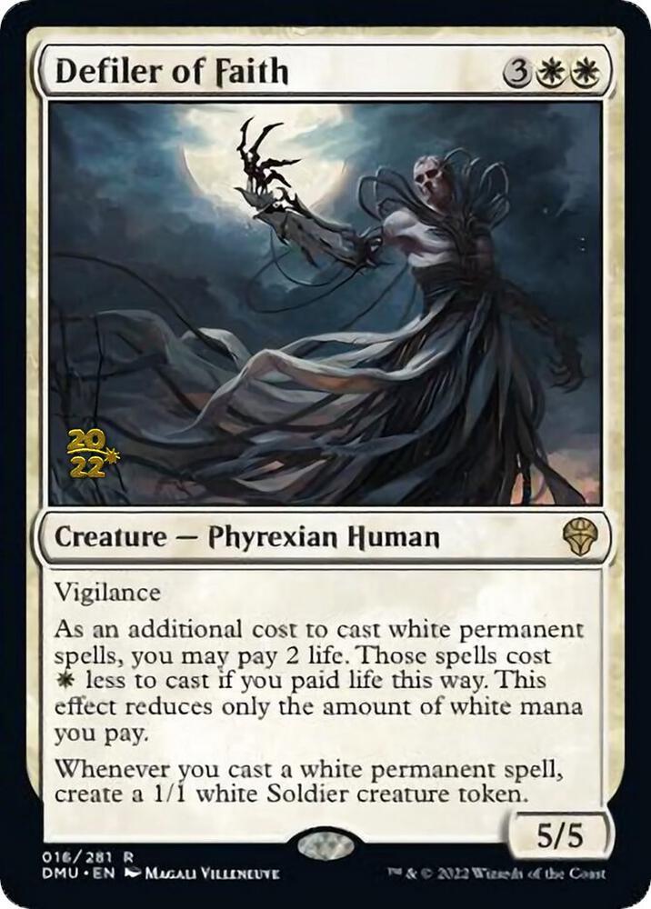 Defiler of Faith 16 card from Prerelease Cards