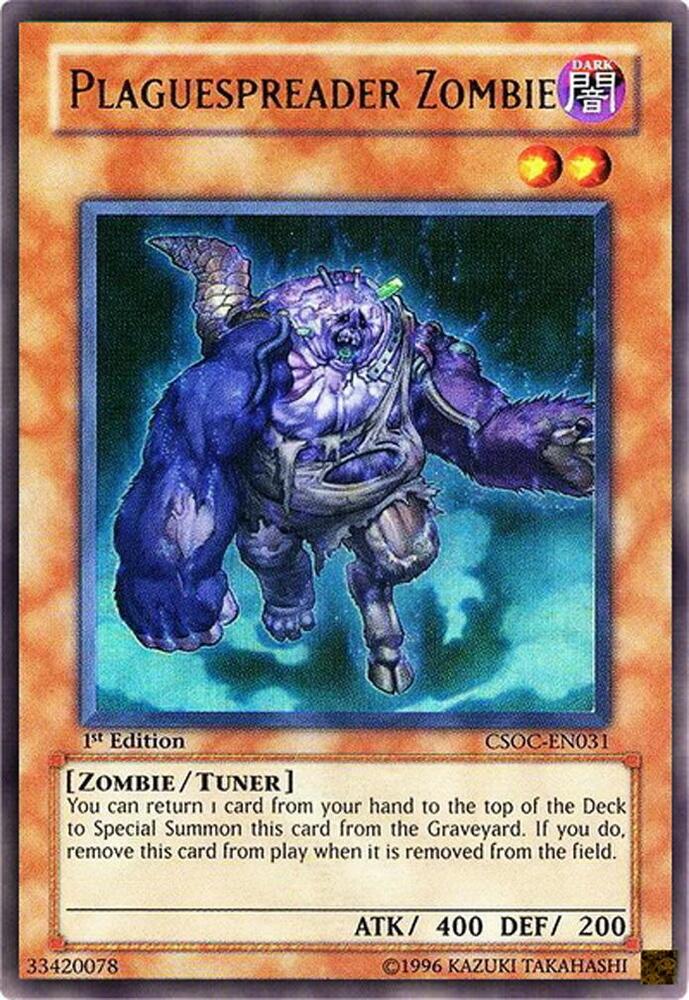 Plaguespreader Zombie CSOC-EN031 card from Crossroads of Chaos