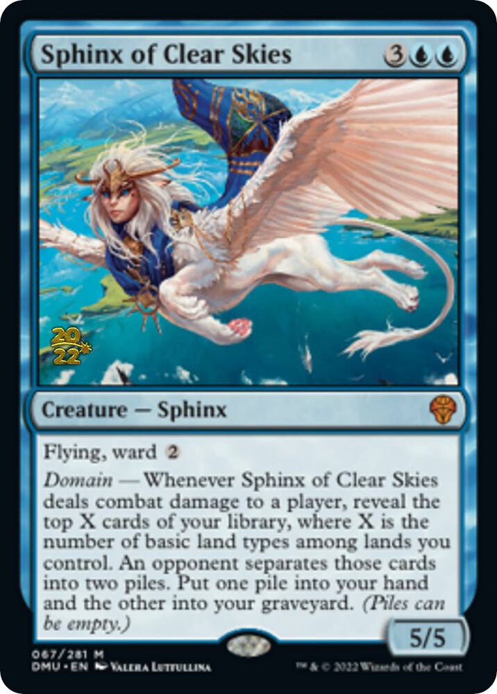 Sphinx of Clear Skies 67 card from Prerelease Cards