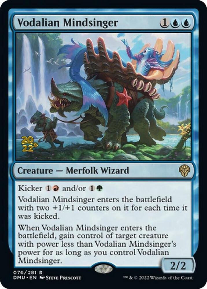 Vodalian Mindsinger 76 card from Prerelease Cards