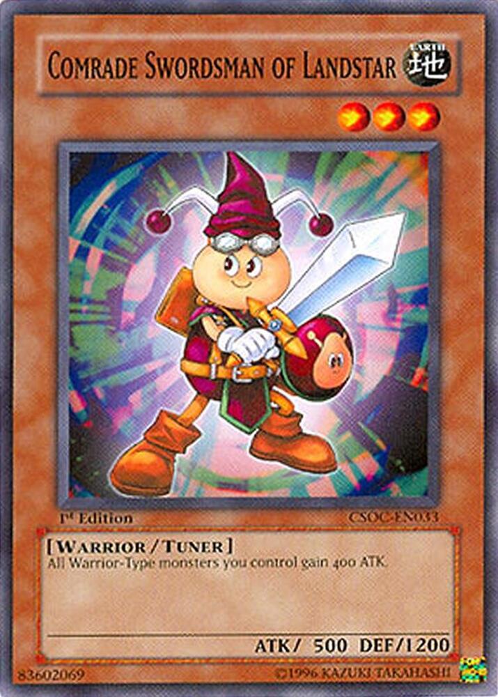 Comrade Swordsman of Landstar CSOC-EN033 card from Crossroads of Chaos