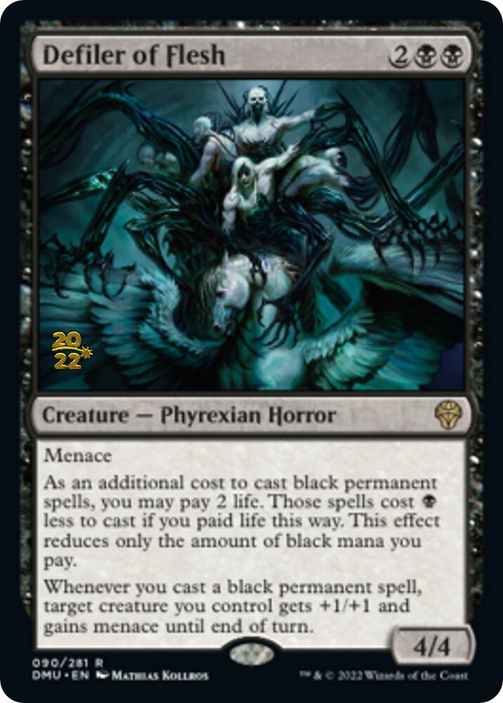 Defiler of Flesh 90 card from Prerelease Cards