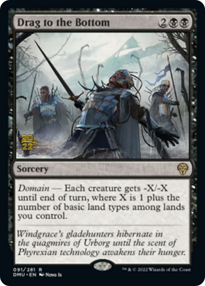 Drag to the Bottom 91 card from Prerelease Cards