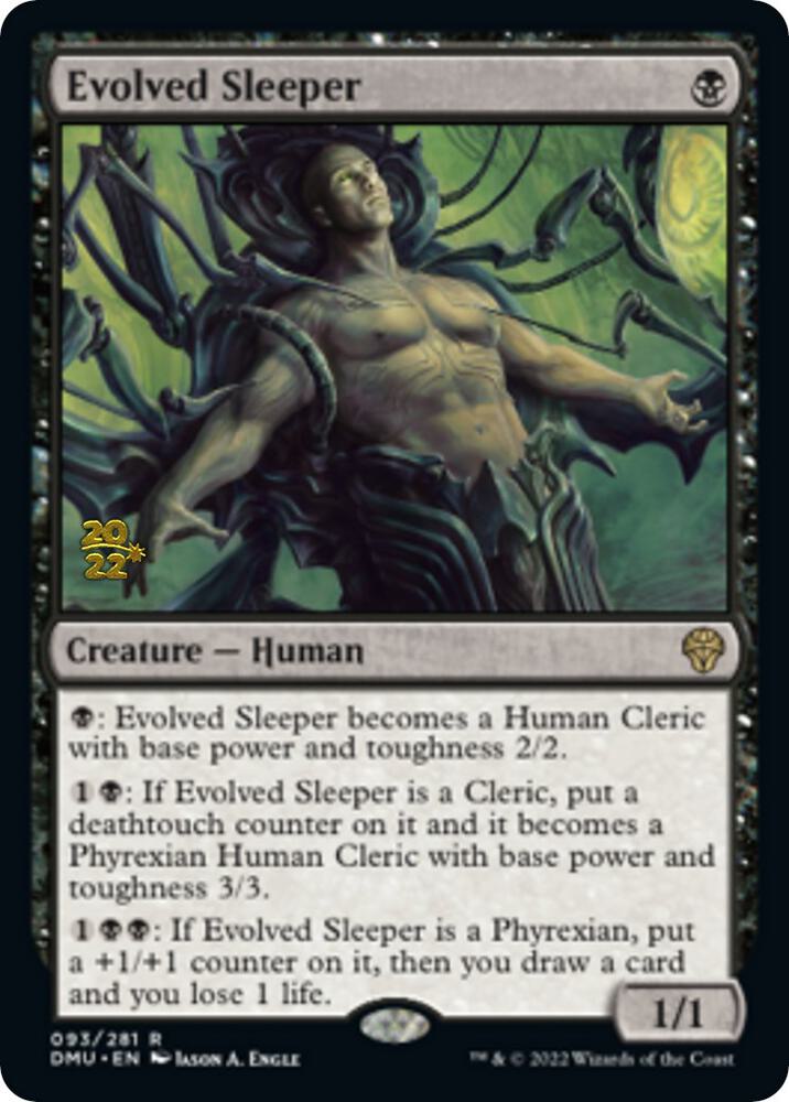 Evolved Sleeper 93 card from Prerelease Cards