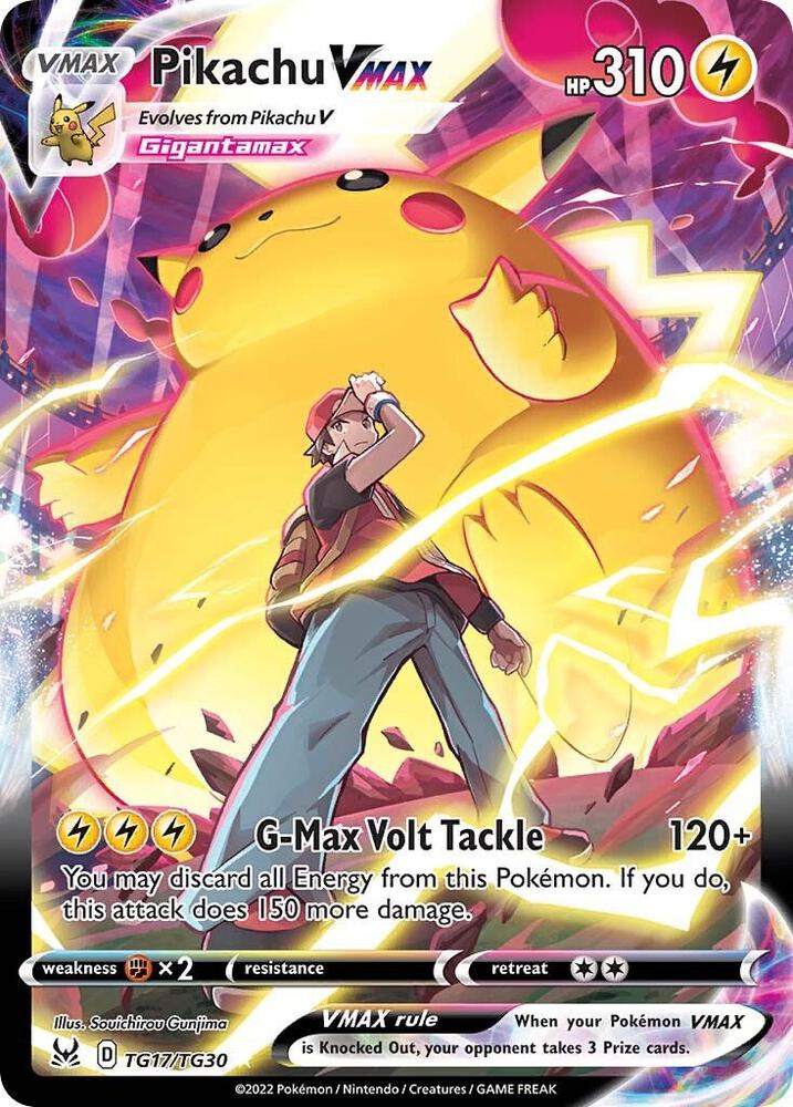 Pikachu VMAX TG17/TG30 card from SWSH11: Lost Origin Trainer Gallery