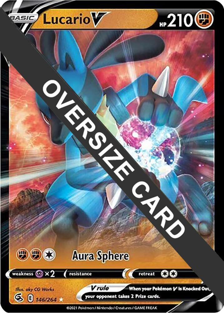 Lucario V 146/264 card from Jumbo Cards