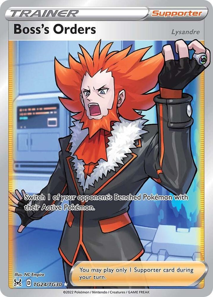 Boss's Orders TG24/TG30 card from SWSH11: Lost Origin Trainer Gallery