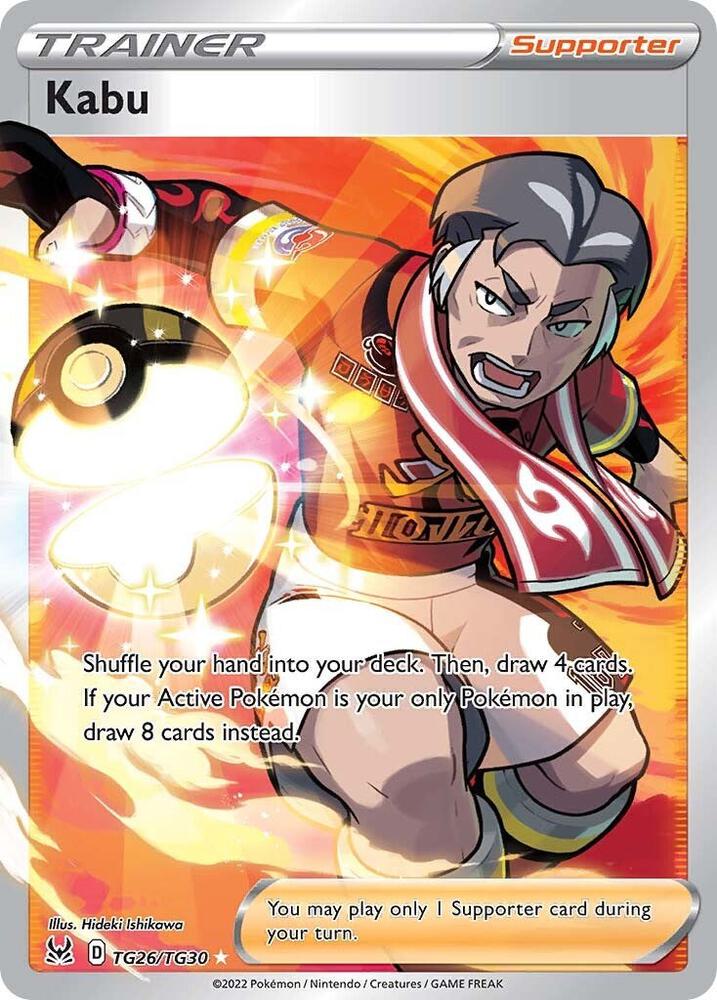 Kabu TG26/TG30 card from SWSH11: Lost Origin Trainer Gallery