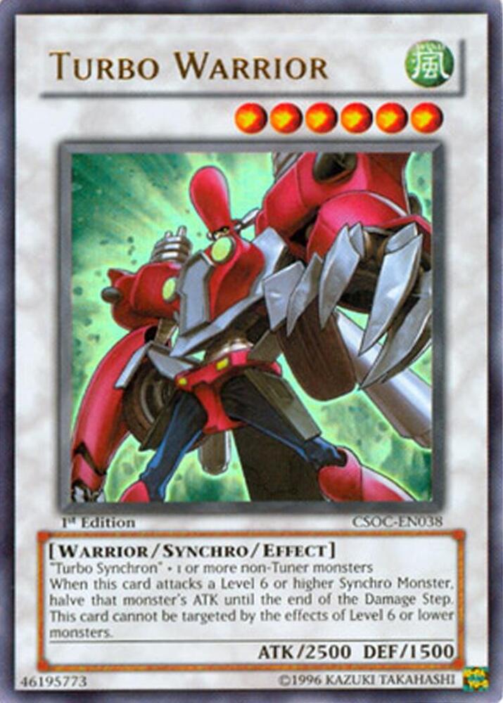 Turbo Warrior CSOC-EN038 card from Crossroads of Chaos