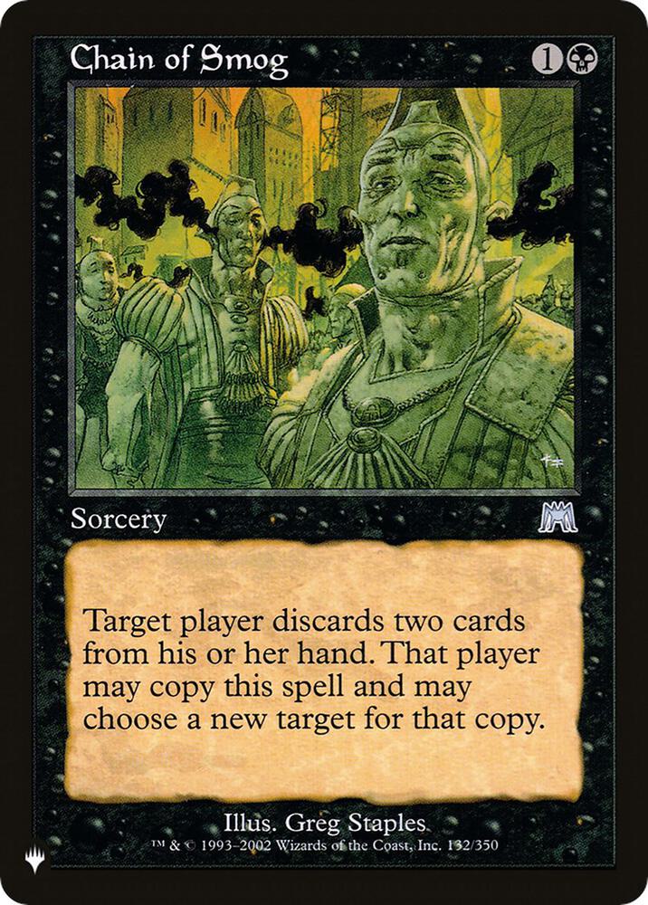 Chain of Smog 132/350 card from The List Reprints