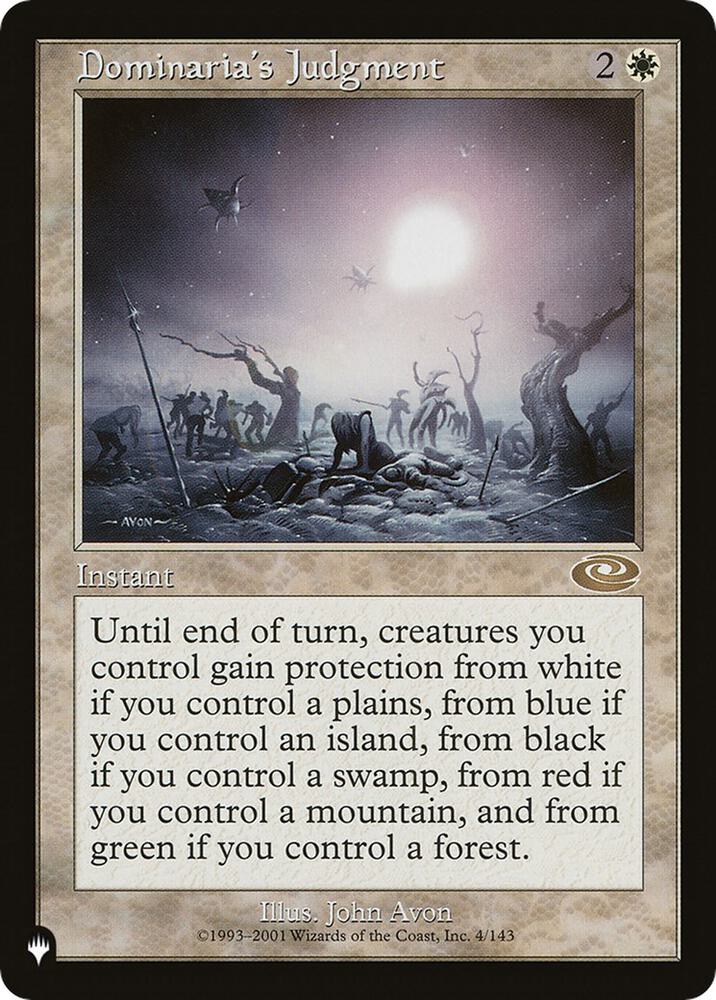 Dominaria's Judgment 4/143 card from The List Reprints