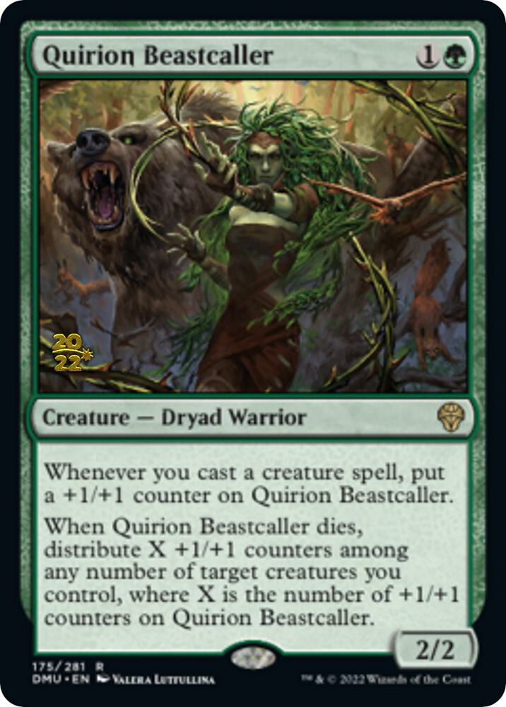 Quirion Beastcaller 175 card from Prerelease Cards