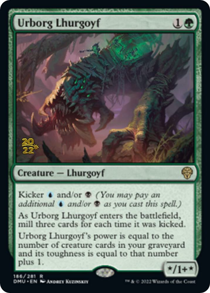 Urborg Lhurgoyf 186 card from Prerelease Cards