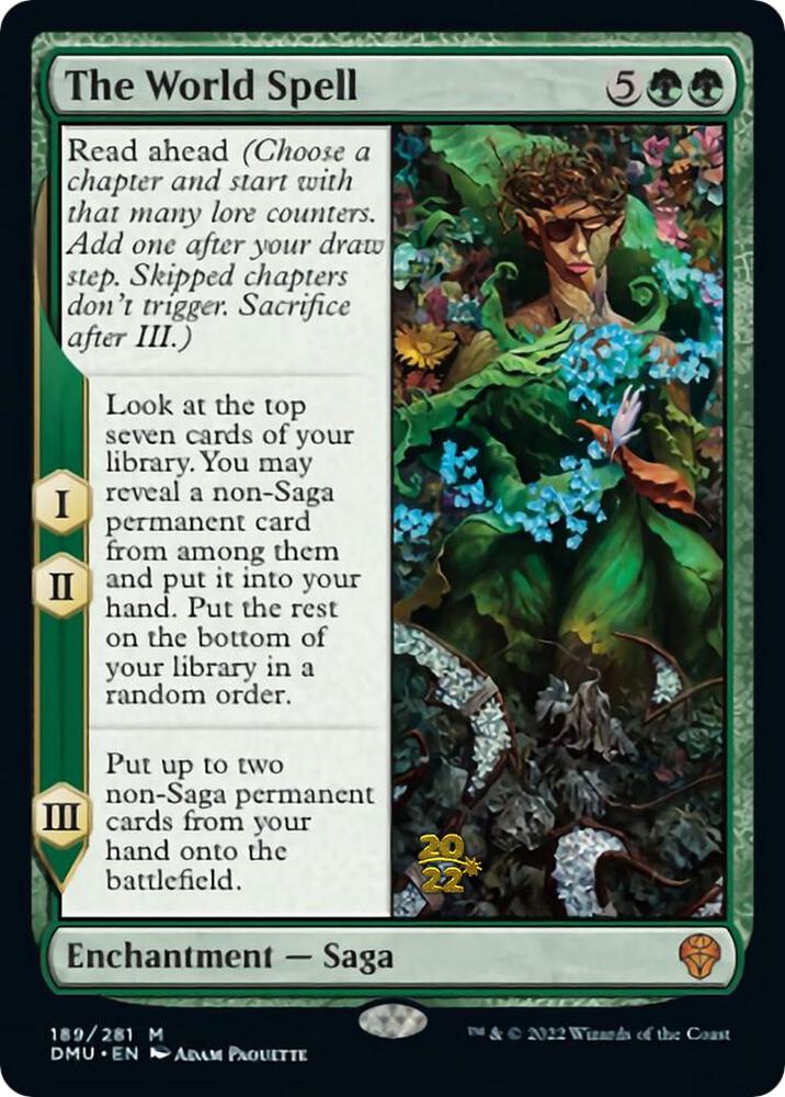 The World Spell 189 card from Prerelease Cards