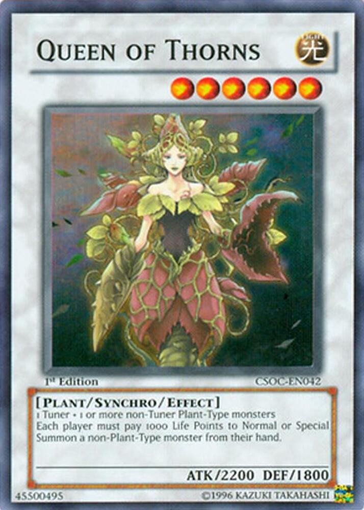 Queen of Thorns CSOC-EN042 card from Crossroads of Chaos