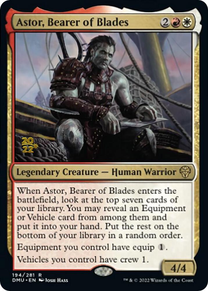 Astor, Bearer of Blades 194 card from Prerelease Cards