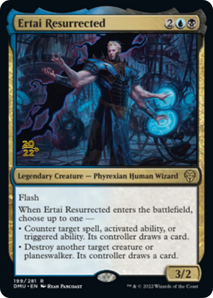 Ertai Resurrected 199 card from Prerelease Cards