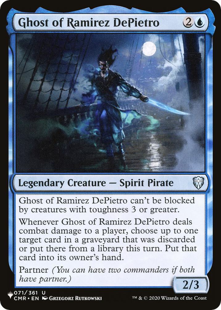 Ghost of Ramirez DePietro 071/361 card from The List Reprints