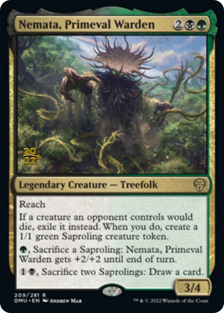 Nemata, Primeval Warden 209 card from Prerelease Cards