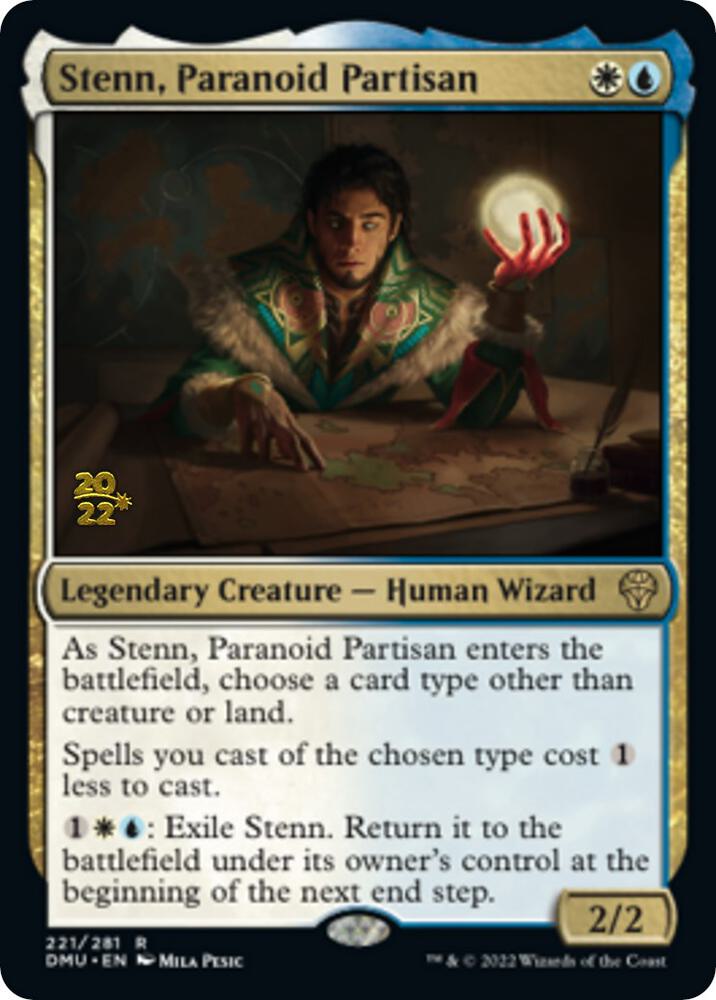 Stenn, Paranoid Partisan 221 card from Prerelease Cards
