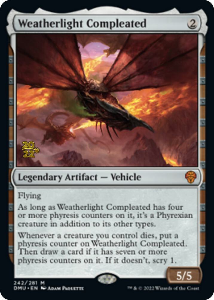 Weatherlight Compleated 242 card from Prerelease Cards
