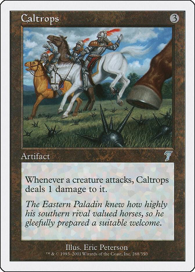 Caltrops 288 card from 7th Edition
