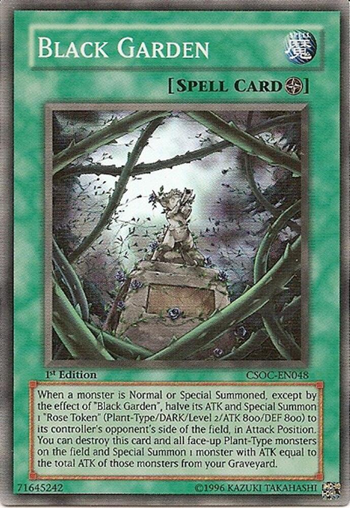Black Garden CSOC-EN048 card from Crossroads of Chaos