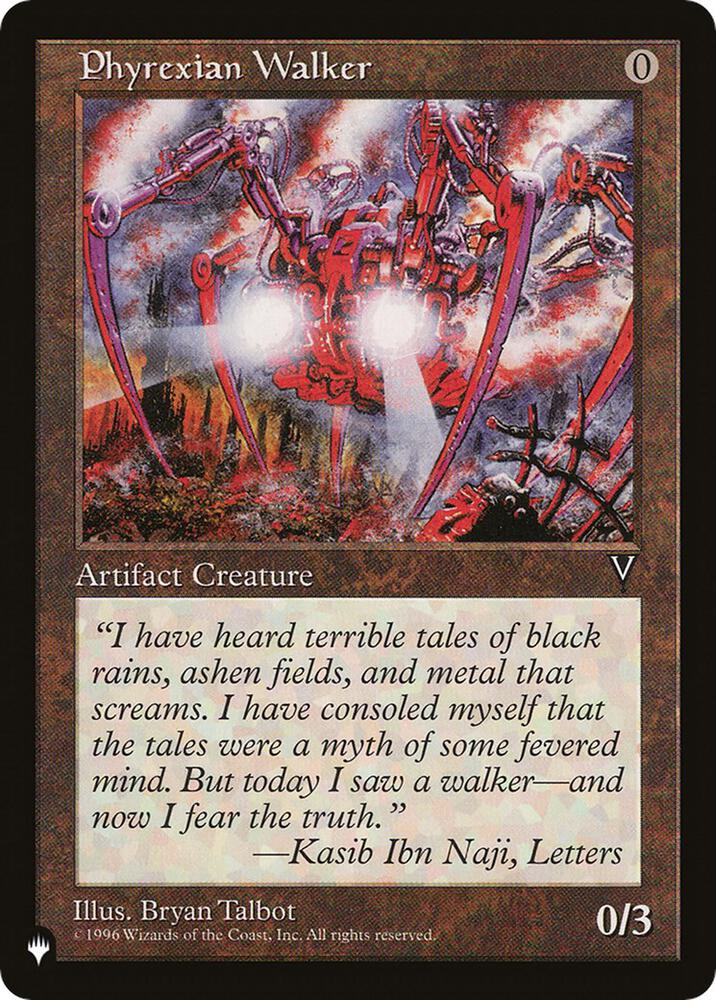 Phyrexian Walker card from The List Reprints