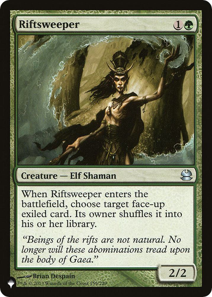 Riftsweeper 159/229 card from The List Reprints