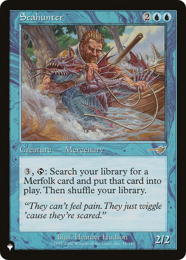 Seahunter 41/143 card from The List Reprints