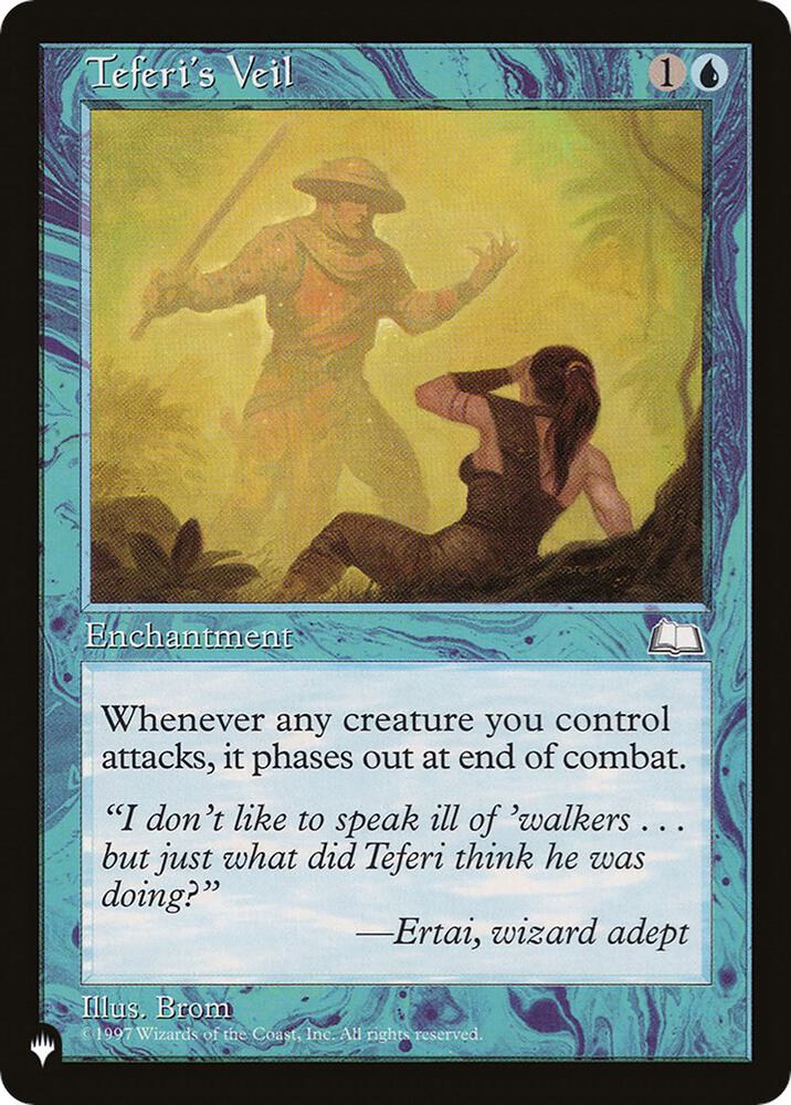Teferi's Veil card from The List Reprints