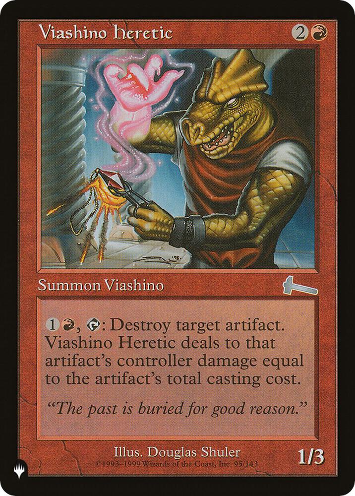 Viashino Heretic 95/143 card from The List Reprints