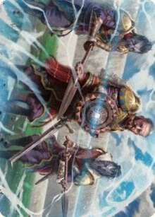 Argivian Phalanx Art Card 3 card from Art Series: Dominaria United