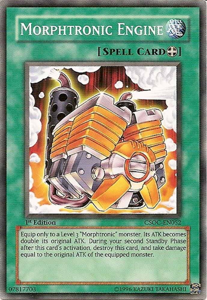 Morphtronic Engine CSOC-EN052 card from Crossroads of Chaos