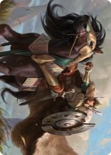 Knight of Dawn's Light Art Card 10 card from Art Series: Dominaria United