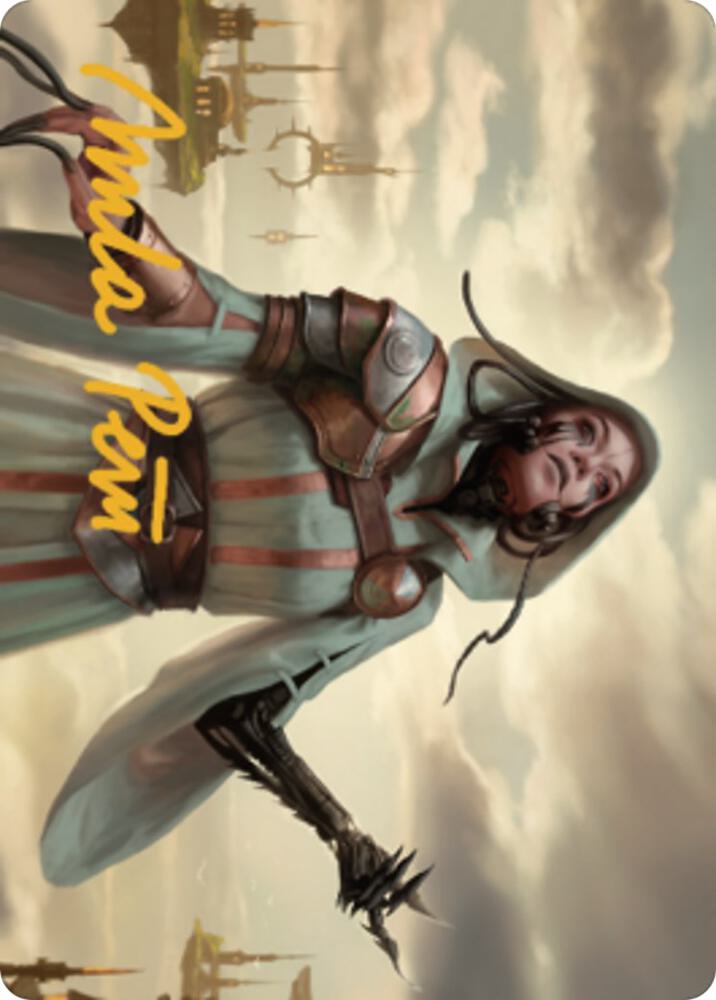 Phyrexian Missionary Art Card (Gold-Stamped Signature) 11 card from Art Series: Dominaria United