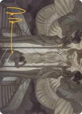Prayer of Binding Art Card (Gold-Stamped Signature) 12 card from Art Series: Dominaria United